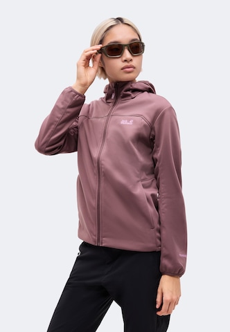 JACK WOLFSKIN Outdoor jacket 'Windhain 2' in Purple