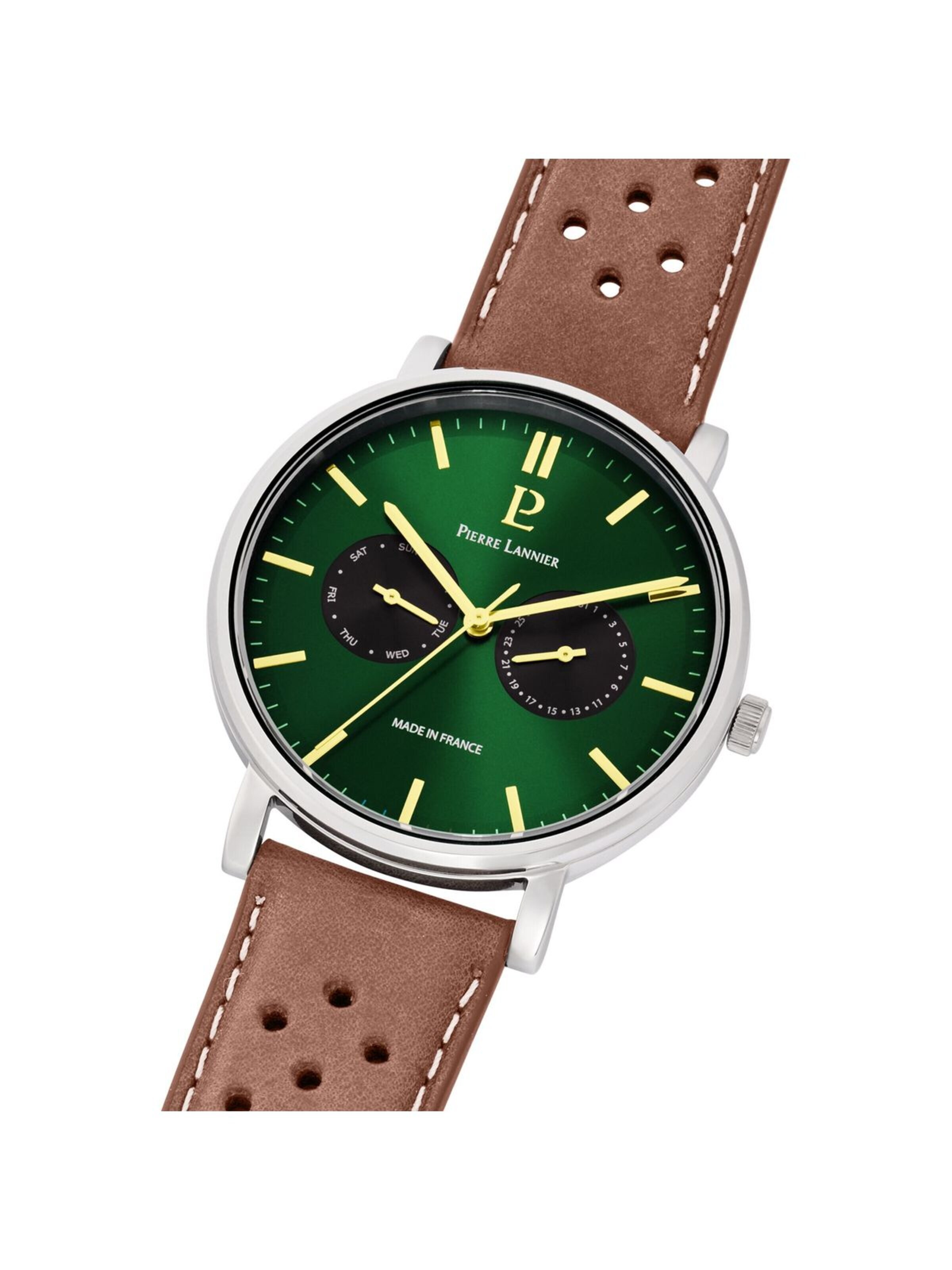 Montre à affichage analogique 'Essential' Pierre Lannier en vert