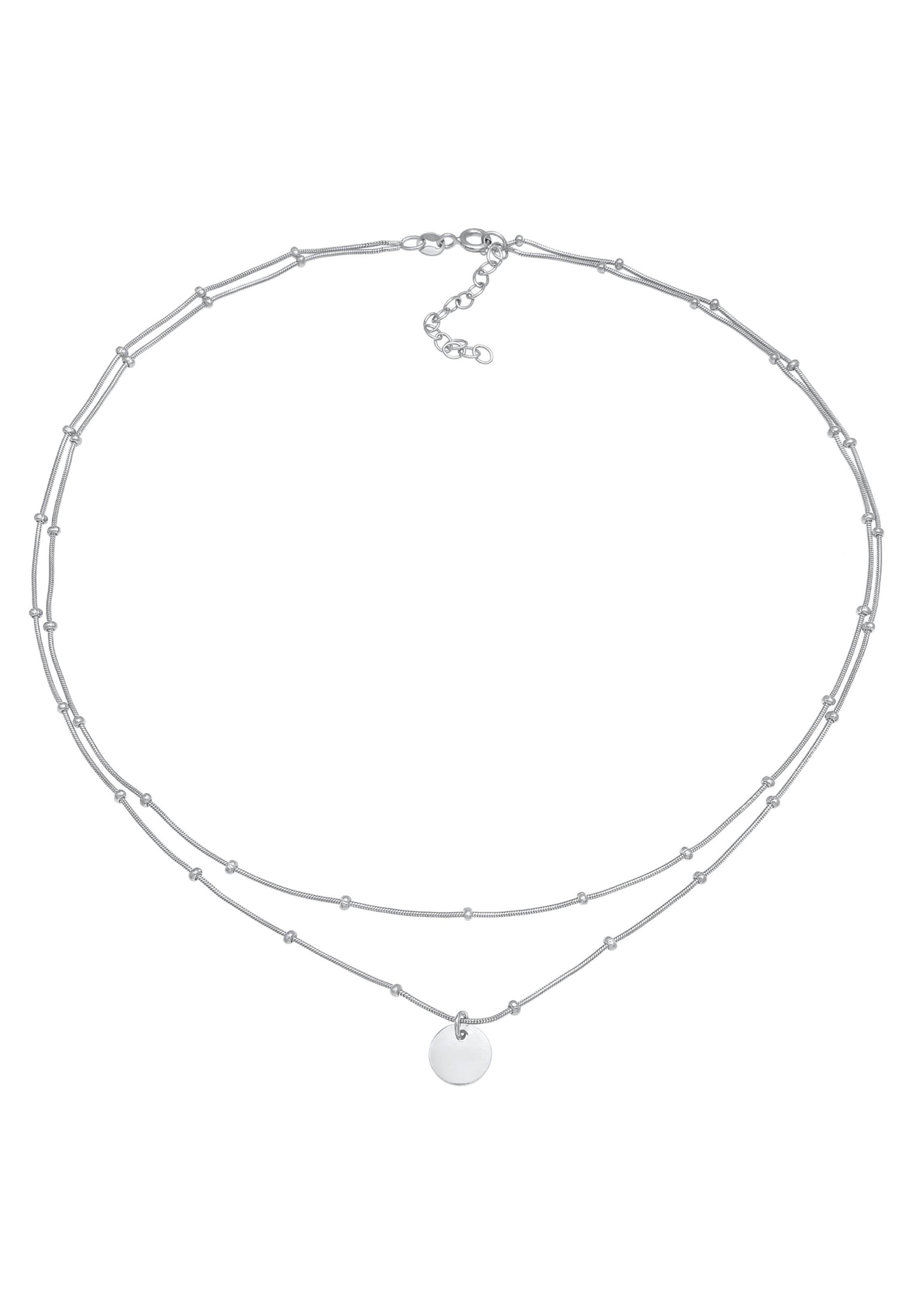 ELLI Kæde 'Geo' i sølv