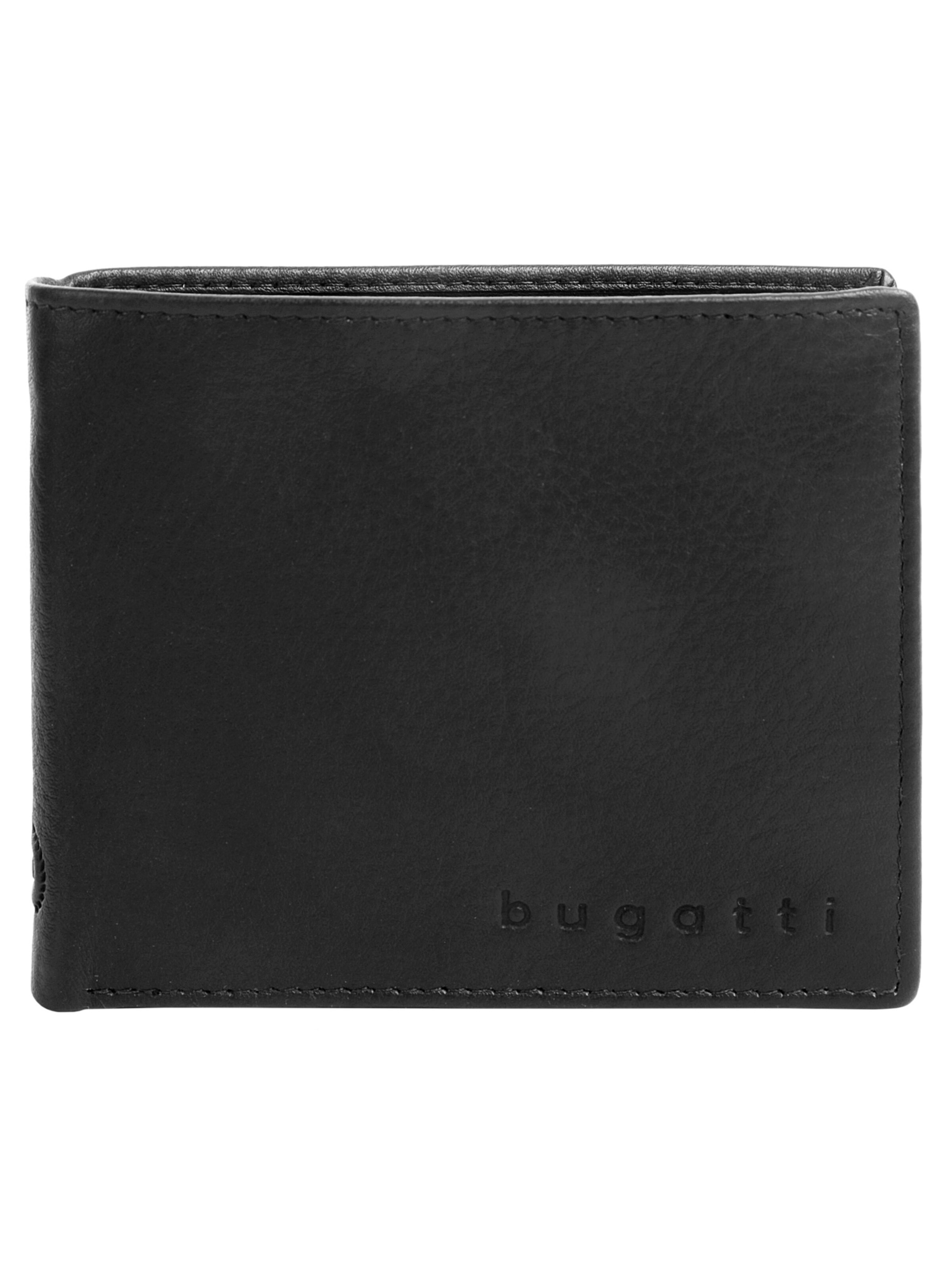 bugatti Wallet 'SEMPRE' in Black: front