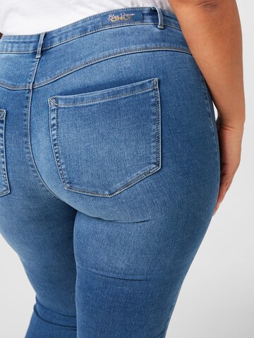 ONLY Curve Skinny Jeans in Blauw