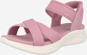 SKECHERS Сандали 'ULTRA FLEX 3.0 - NEVER BETTER' в розово: отпред