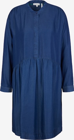 Robe-chemise TOM TAILOR en bleu : devant