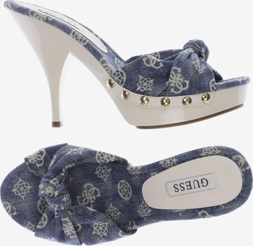 GUESS Sandals & High-Heeled Sandals in 35 in Blue: front