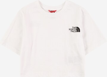 THE NORTH FACE Performance Shirt in White: front