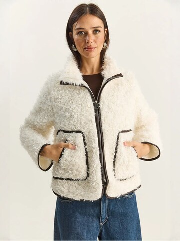 Bianco Lucci Between-season jacket in White: front