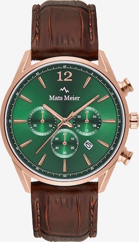 Mats Meier Analog Watch in Brown: front