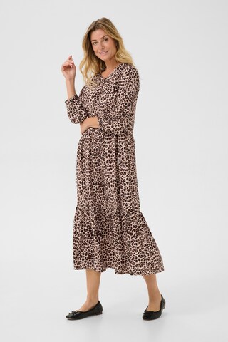 Robe 'CRTiah' Cream en marron