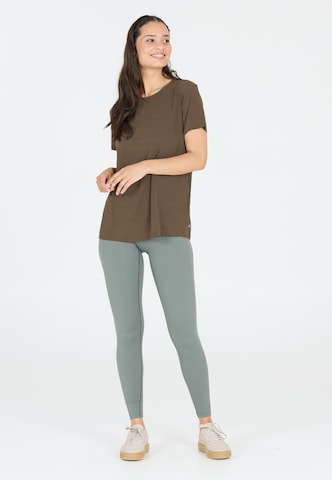 Athlecia Performance shirt 'LIZZY' in Brown