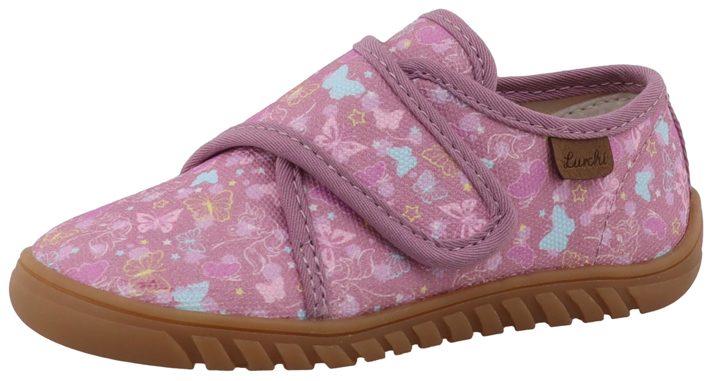 LURCHI Classic Flats in Purple: front