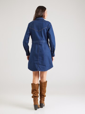 WRANGLER Blousejurk in Blauw: terug