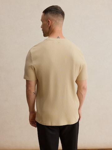 DAN FOX APPAREL Тениска 'Alwin' в бежово