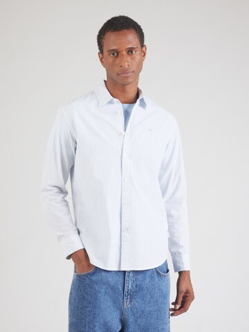 Coupe slim Chemise 'Clemente' Pepe Jeans en bleu : devant