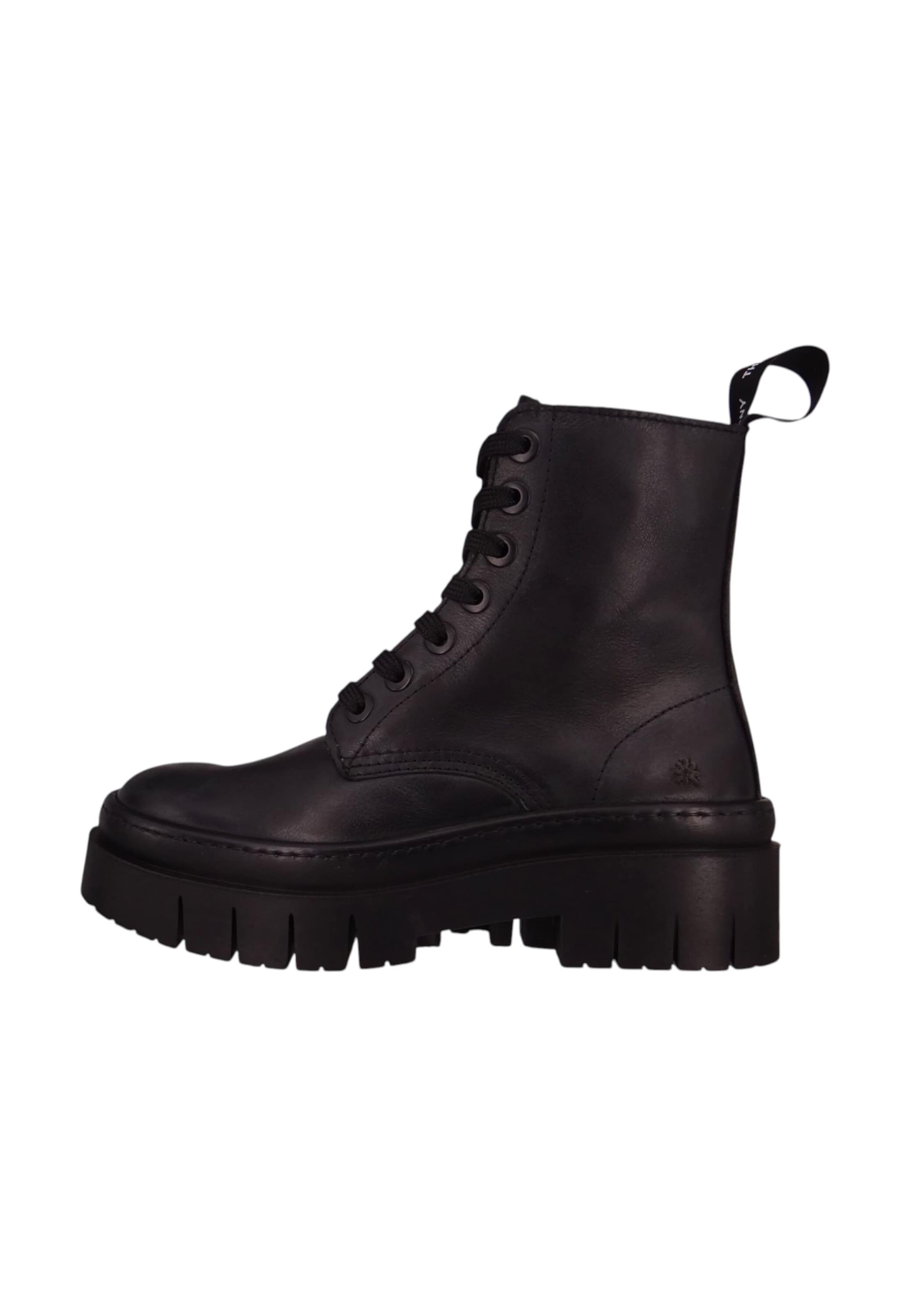 Bottines à lacets ART en noir