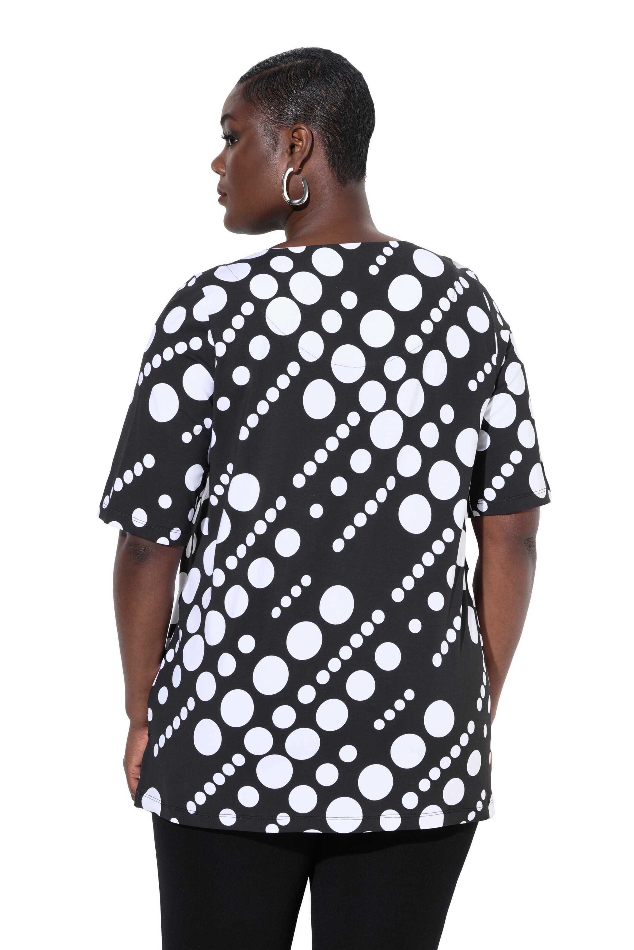 Ulla Popken Shirt in Zwart