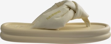 Infradito 'Over Puffes Up' di HAVAIANAS in beige: frontale