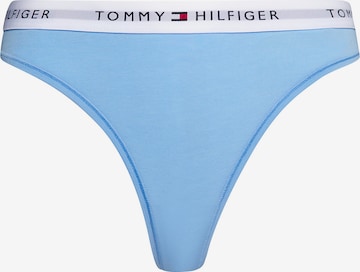 Tommy Hilfiger Underwear Thong in Blue: front