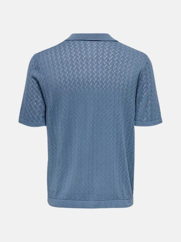 Only & Sons Shirt 'ONSSANTO' in Blauw