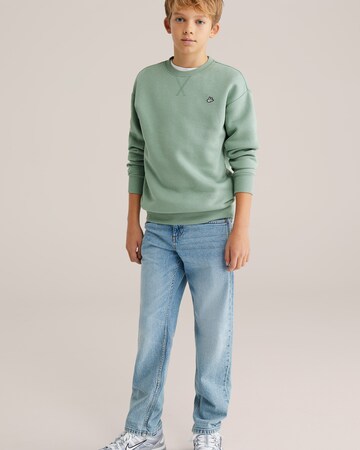 WE Fashion Mikina – zelená