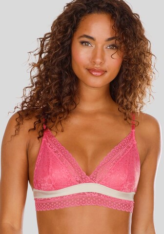 VIVANCE Triangel BH in Roze: voorkant