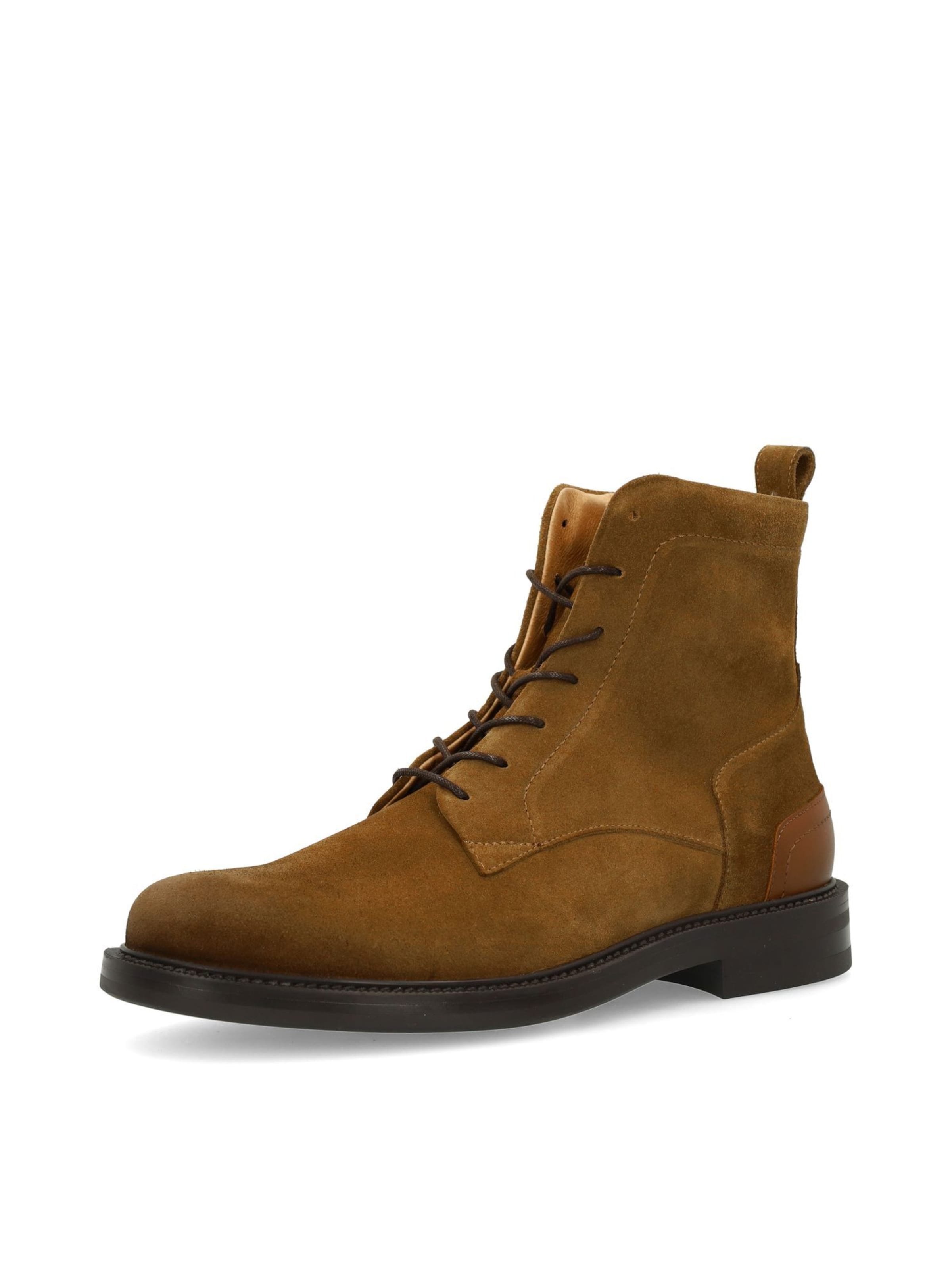 MANFIELD Boots in Bruin: voorkant