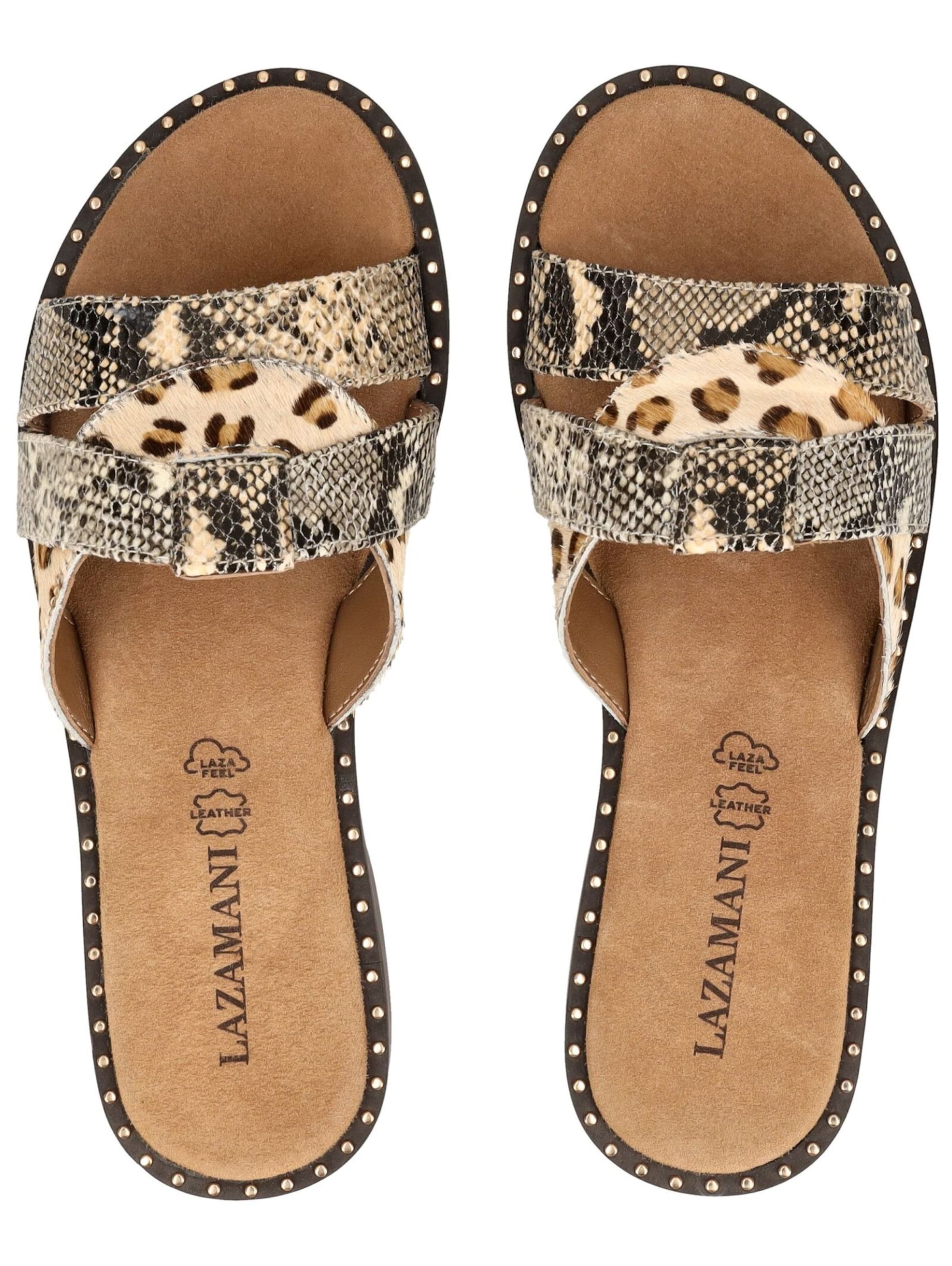 LAZAMANI Mules in Beige