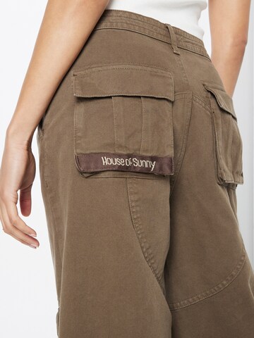 House of Sunny Loose fit Cargo Pants in Brown