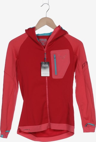 DYNAFIT Sweatshirt & Zip-Up Hoodie in S in Red: front