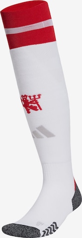 ADIDAS PERFORMANCE - Medias 'Manchester United 24/25' en blanco: frente