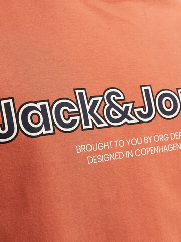 JACK & JONES Μπλουζάκι 'LAKEWOOD' σε πορτοκαλί