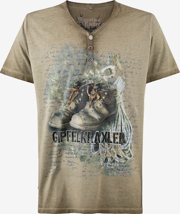 ruda STOCKERPOINT Marškinėliai su tradiciniais raštais: priekis