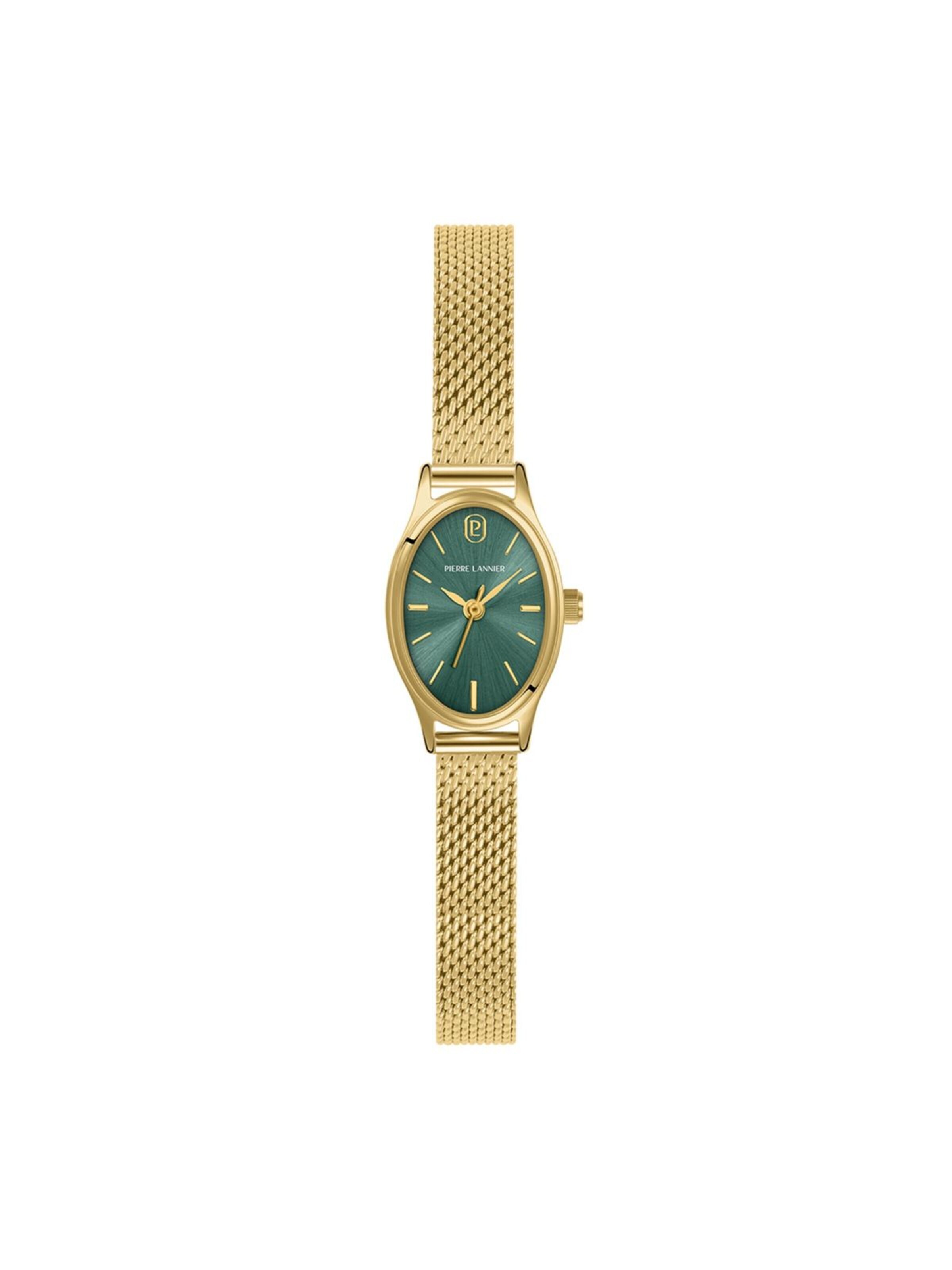 Pierre Lannier Analoog horloge in Groen: voorkant