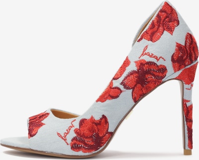 Kazar Официални дамски обувки в червен меланж / бяло, Преглед на продукта