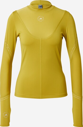 Sportiniai marškinėliai 'Truepurpose' iš ADIDAS BY STELLA MCCARTNEY, spalva – alyvuogių spalva / balkšva, Prekių apžvalga