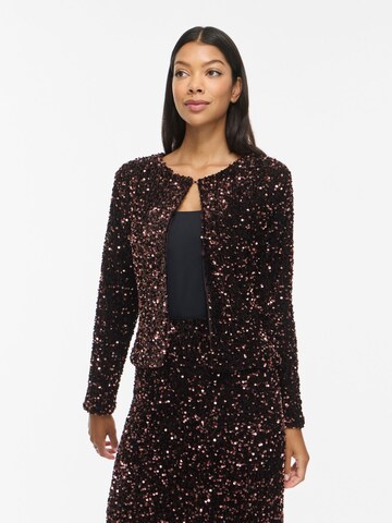 VILA Cardigan 'FAITH' i brun: forside