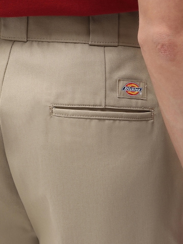 DICKIES regular Παντελόνι με τσάκιση '874 Cropped' σε μπεζ