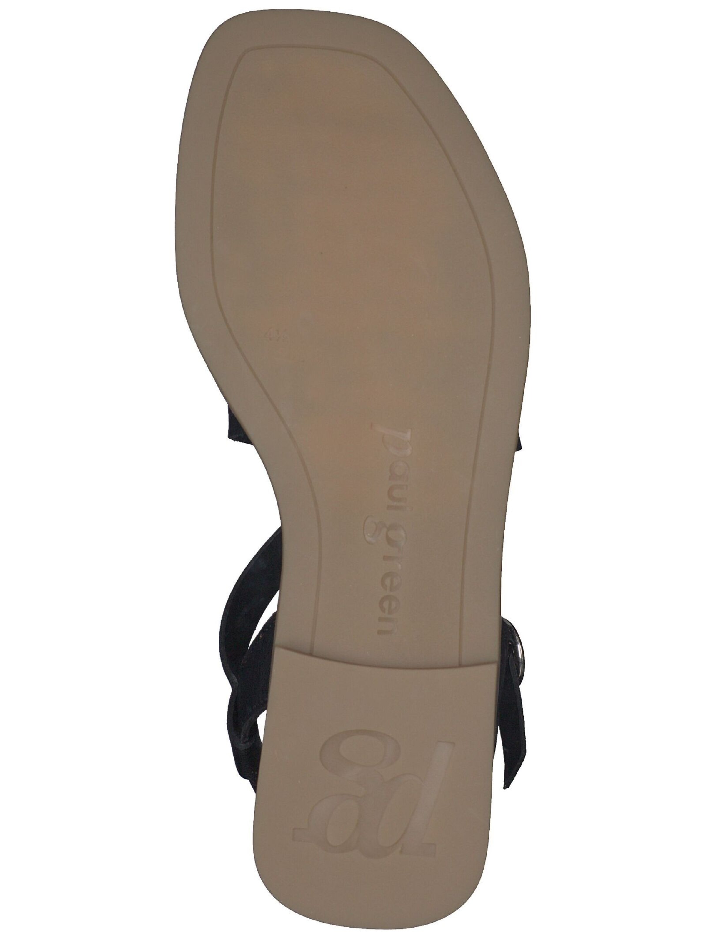 Paul Green Sandalen met riem in Zwart