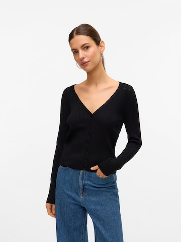 VERO MODA Вязаная кофта 'VMWILLOW' в Черный: спереди
