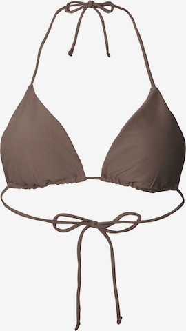 Hauts de bikini 'Bay' rethinkit studios en marron : devant