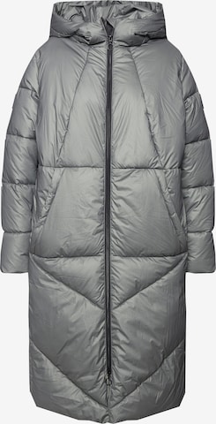 Ulla Popken Wintermantel in Zilver: voorkant