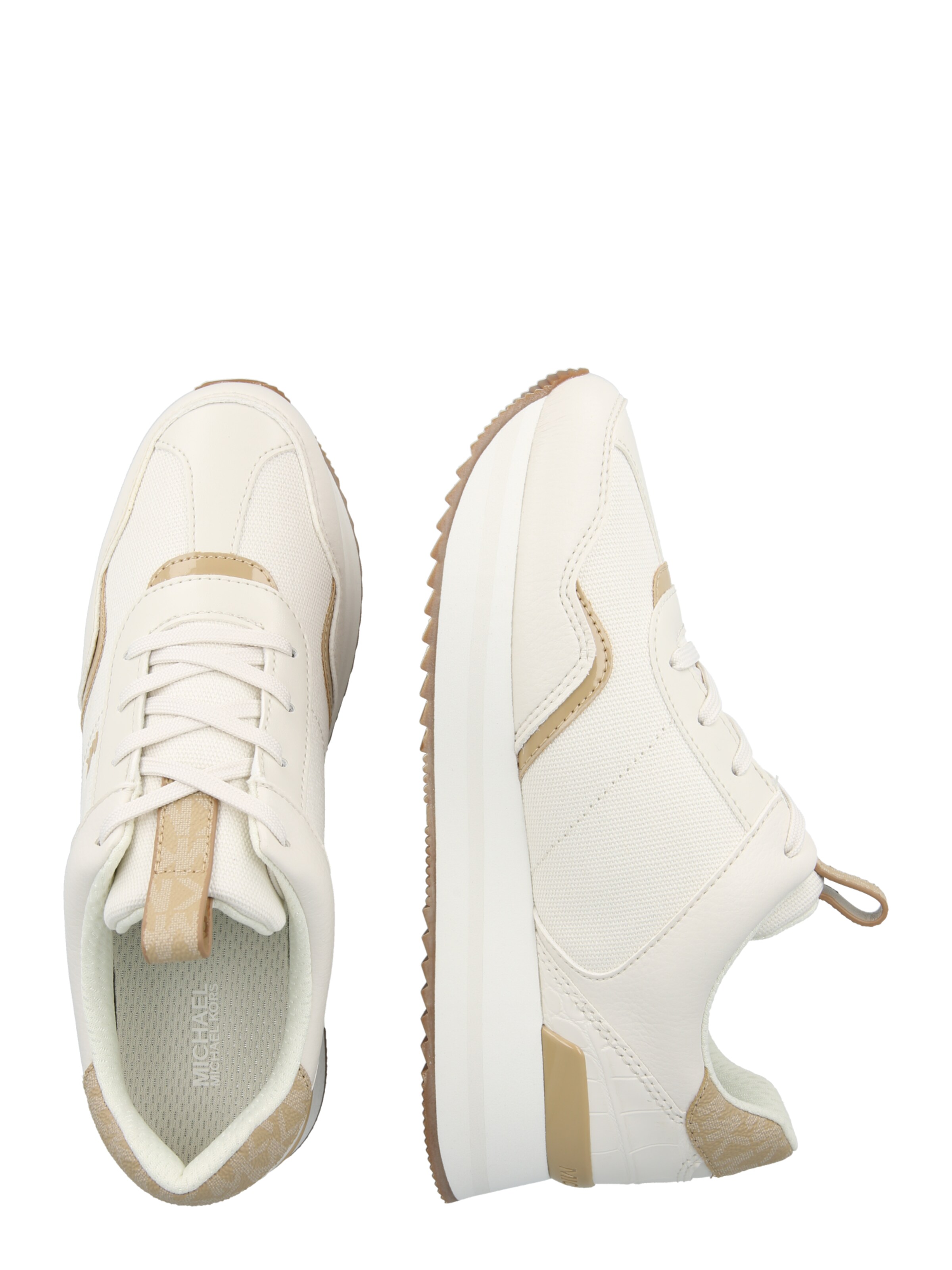 MICHAEL Michael Kors Rövid szárú sportcipők 'RAINA' - bézs