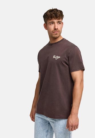 INDICODE JEANS Shirt 'INHeritage' in Brown