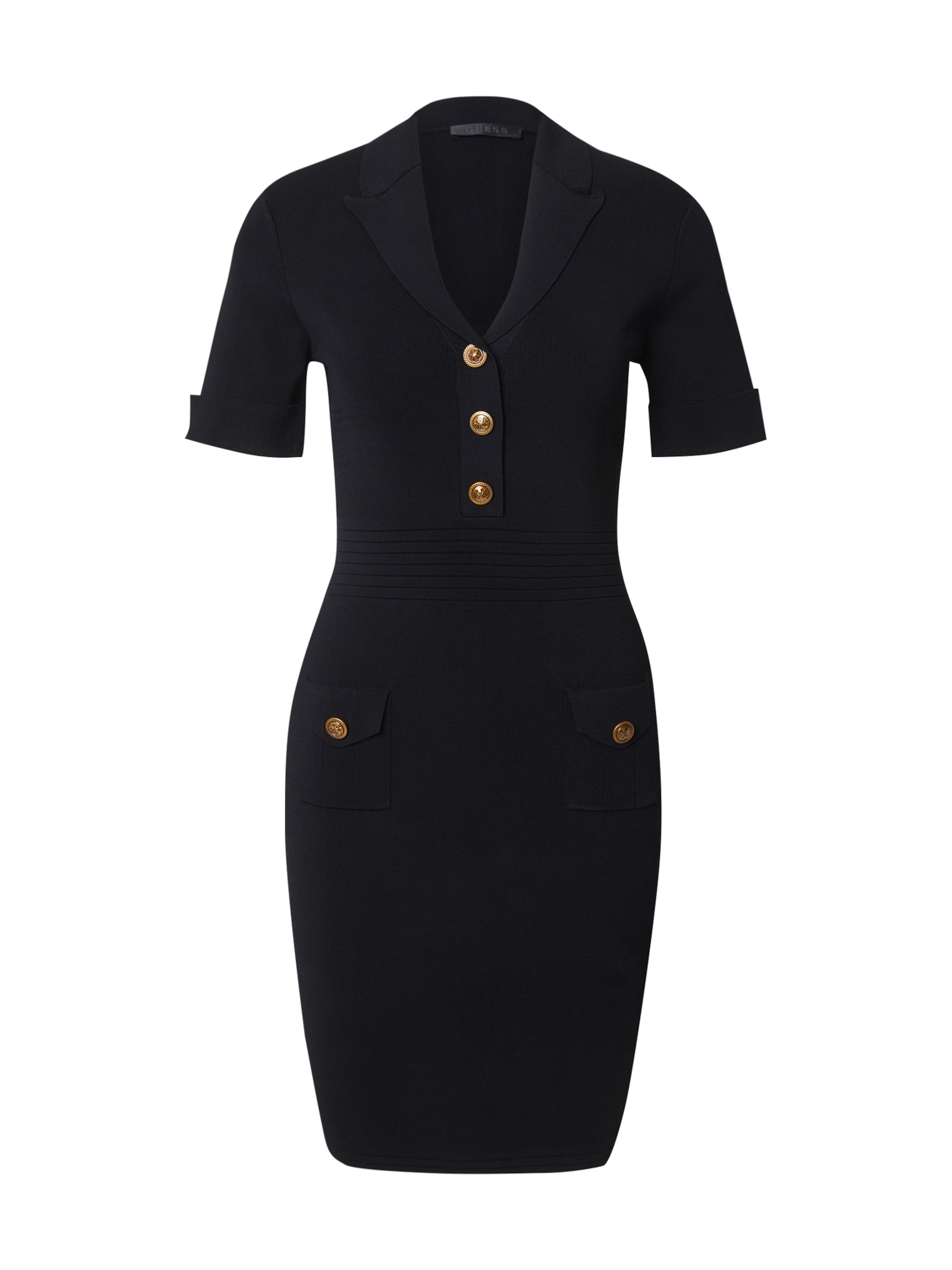 GUESS - Vestido de punto 'Felicity' en negro: frente