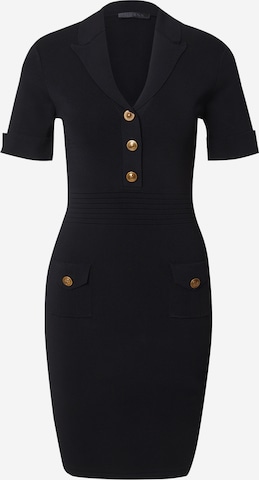 GUESSPletena haljina 'Felicity' - crna boja: prednji dio