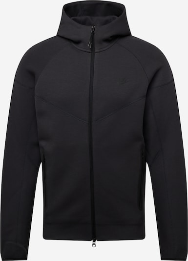 Nike Sportswear Jopa na zadrgo 'TCH FLC' | antracit / črna barva, Prikaz izdelka