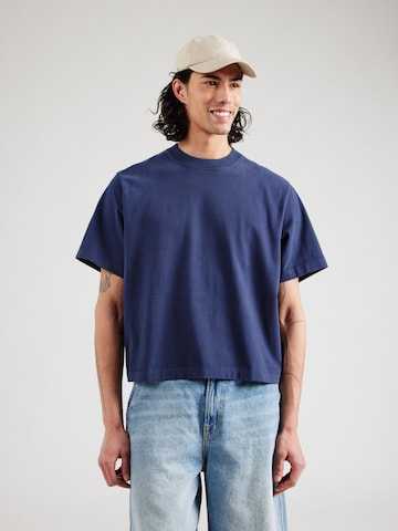 T-Shirt Abercrombie & Fitch en bleu : devant