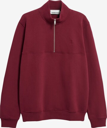 ARMEDANGELS Pullover WAARLO FLEECE in Rot: Vorderseite