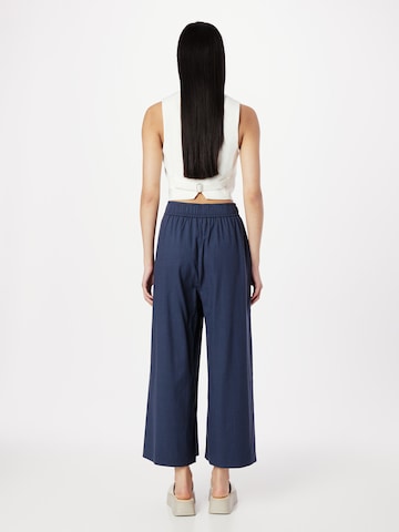 COMMA Wide leg Broek in Blauw