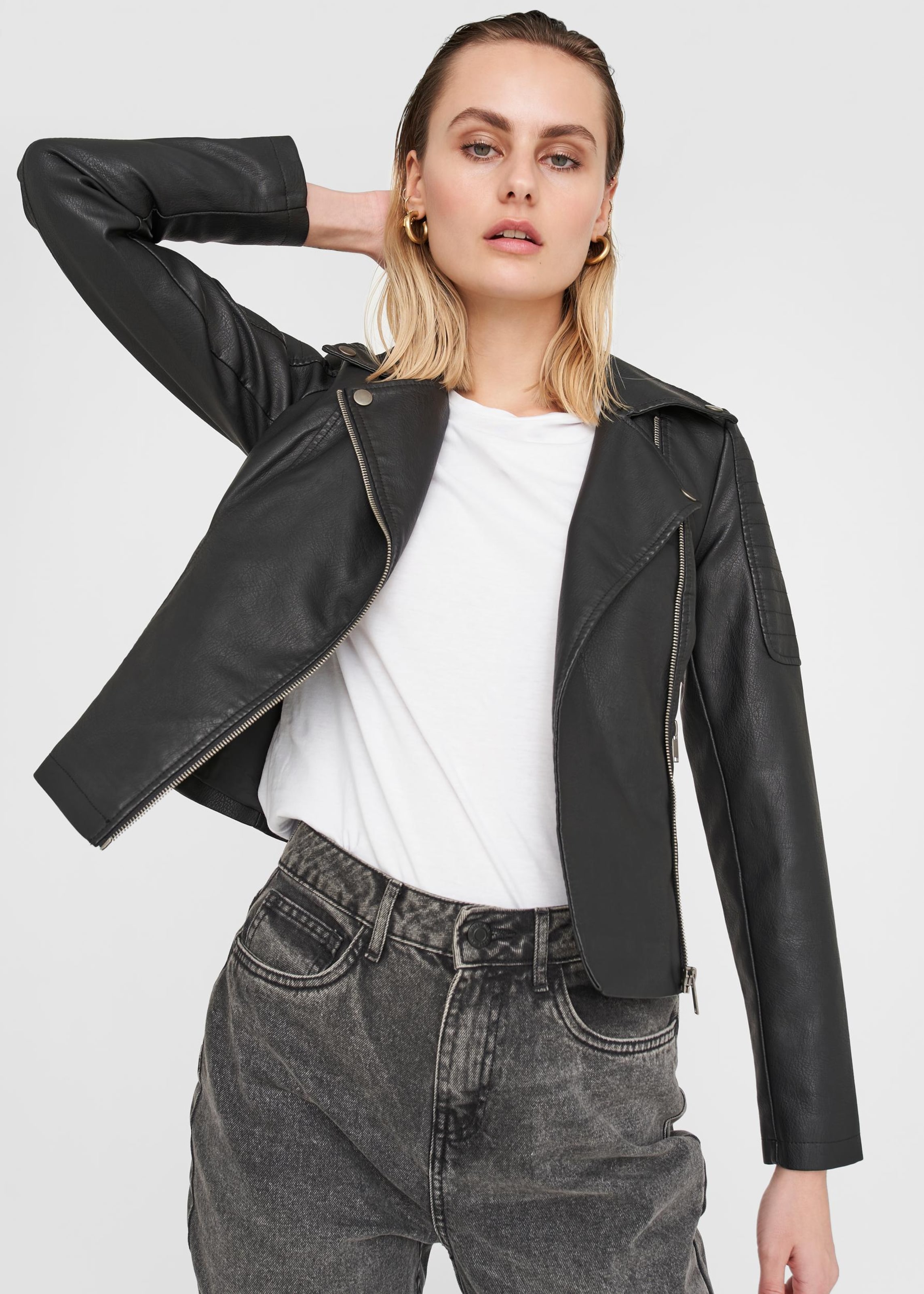 Noisy may Between Season Jacket Rebel in Black ABOUT YOU