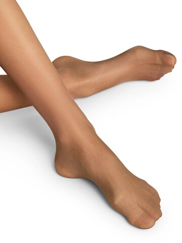 FALKE Tights 'Seidenglatt' in Brown